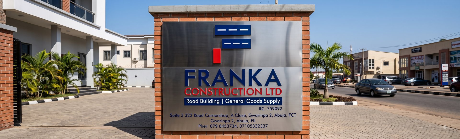 Frank A Construction Headquarters Billboard