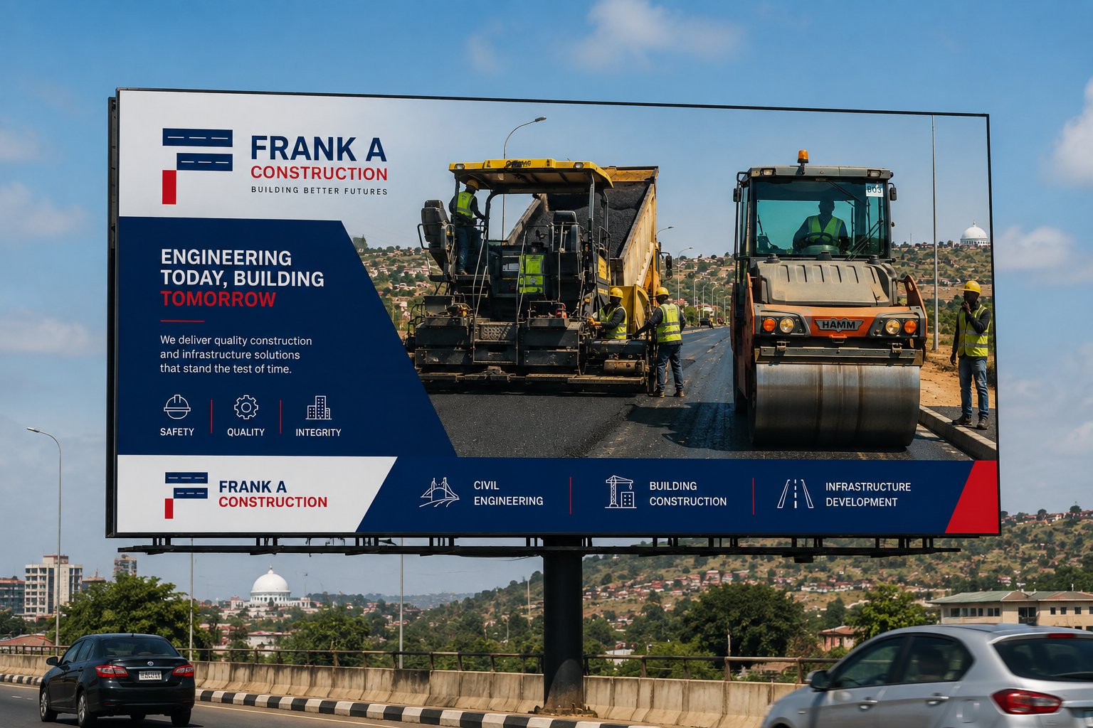 Frank A Construction Services Billboard